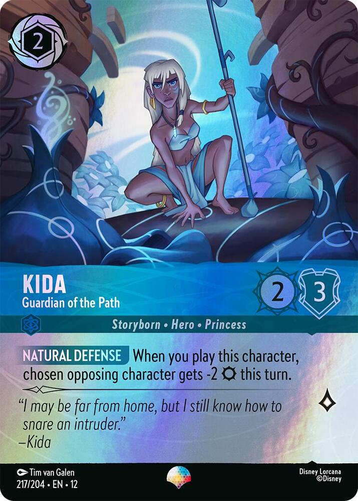 Kida, Guardian of the Path 217/204 (Wilds Unknown)  - Rainbow Foil