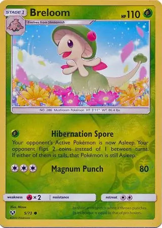 Breloom 5/73 (Shining Legends)  - Reverse Holofoil