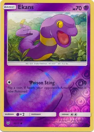 Ekans 36/73 (Shining Legends)  - Reverse Holofoil