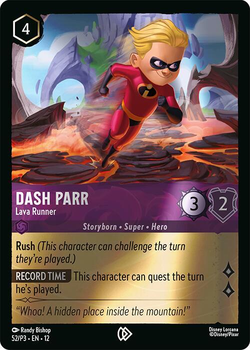 Dash Parr, Lava Runner 61/204 (Wilds Unknown) 