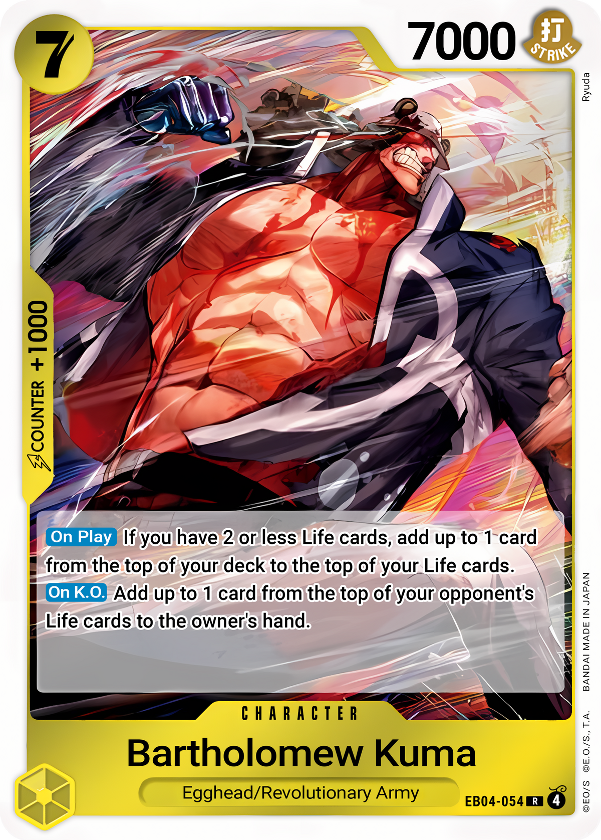 Bartholomew Kuma EB04-054 (Adventure on Kami's Island)  - Foil