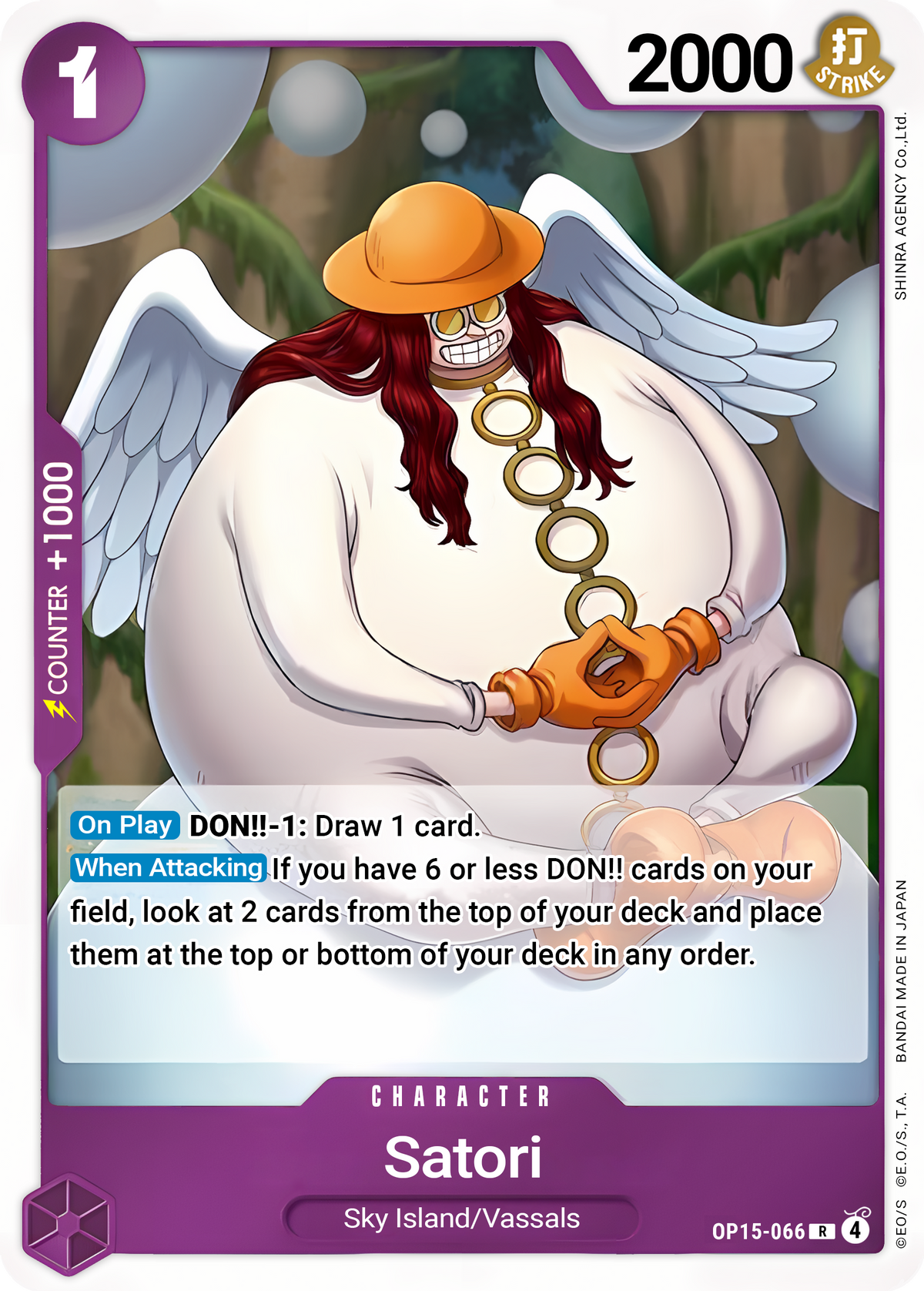 Satori OP15-066 (Adventure on Kami's Island)  - Foil
