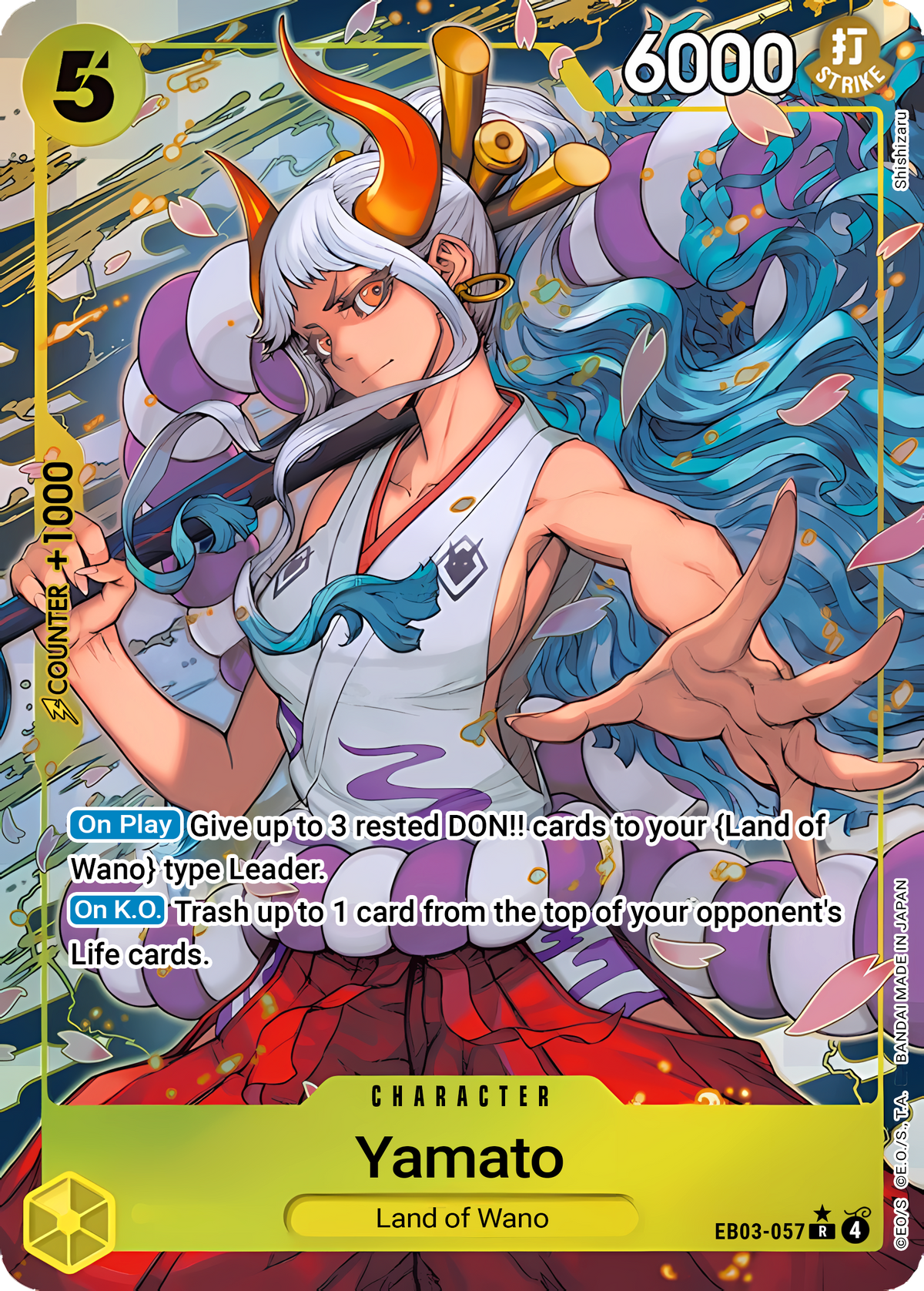Yamato EB03-057 (Extra Booster: One Piece Heroines Edition)  - Alternate Art Foil
