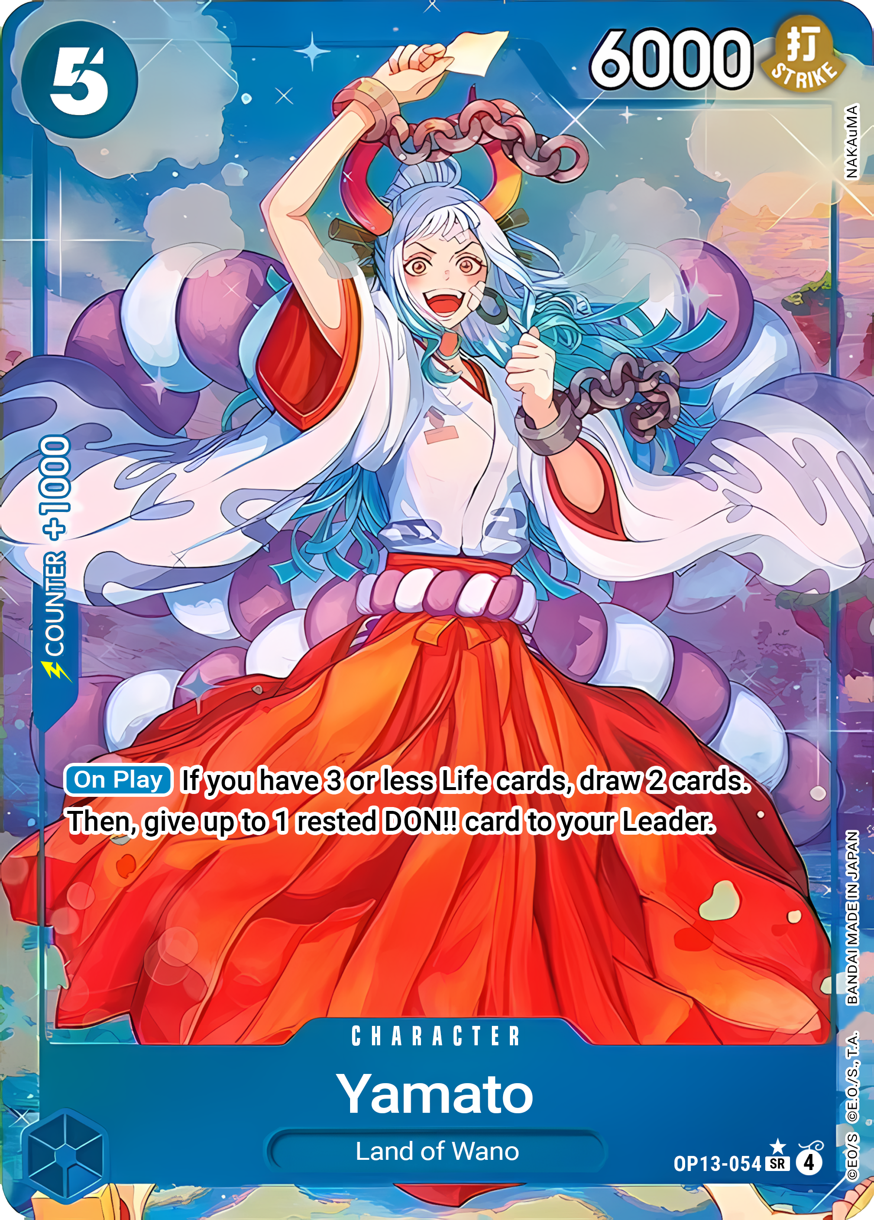 Yamato OP13-054 (Carrying On His Will)  - Alternate Art Foil