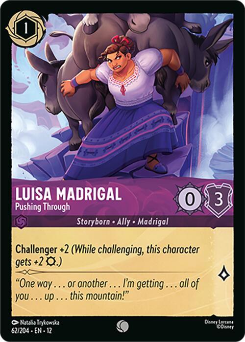 Luisa Madrigal, Pushing Through 62/204 ()  - Cold Foil
