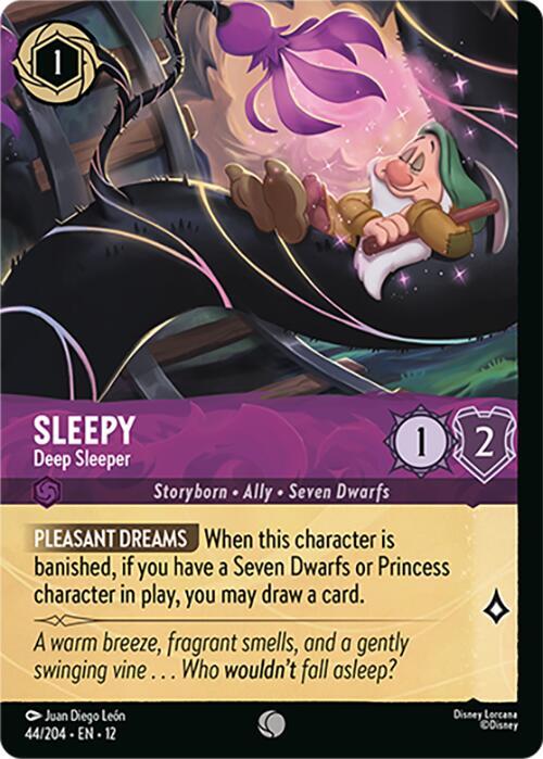 Sleepy, Deep Sleeper Foil 44/204 (Wilds Unknown)  - Cold Foil