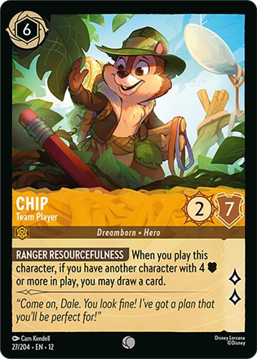 Chip, Team Player 27/204 ()  - Cold Foil
