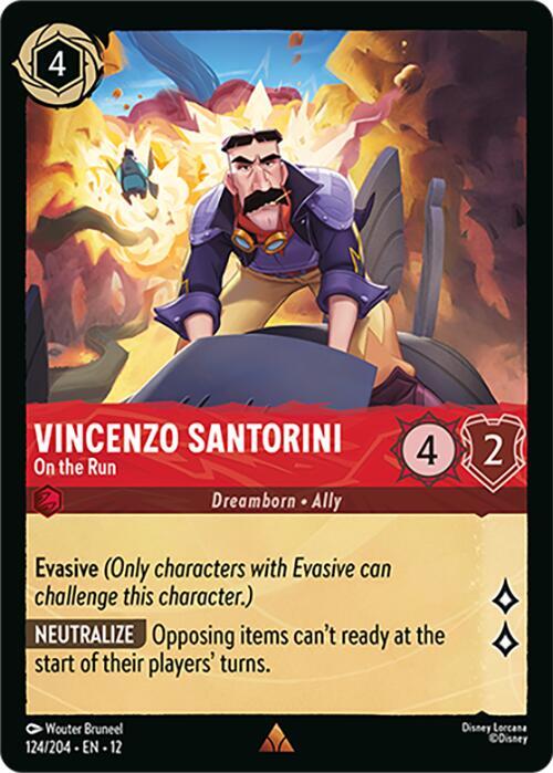 Vincenzo Santorini, On the Run 124/204 ()  - Cold Foil