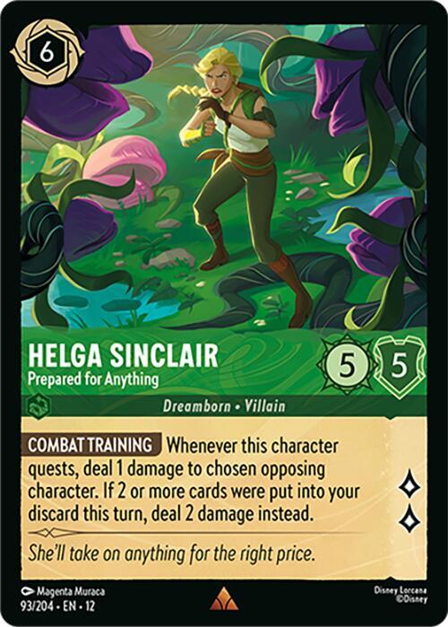 Helga Sinclair, Prepared for Anything 93/204 ()  - Cold Foil