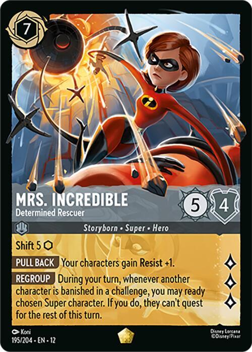 Mrs. Incredible, Determined Rescuer 195/204 () 