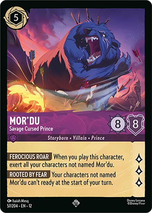Mor'du, Savage Cursed Prince 57/204 () 