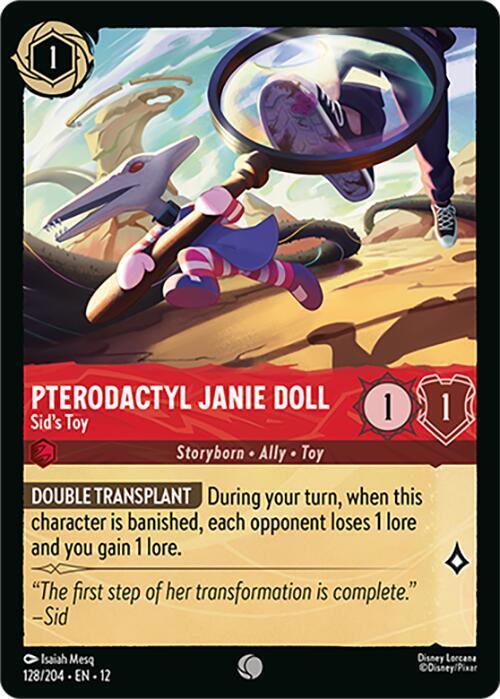 Pterodactyl Janie Doll, Sid's Toy 128/204 ()  - Cold Foil