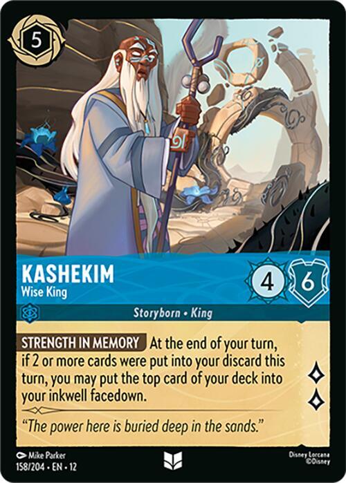 Kashekim, Wise King 158/204 (Wilds Unknown)  - Cold Foil