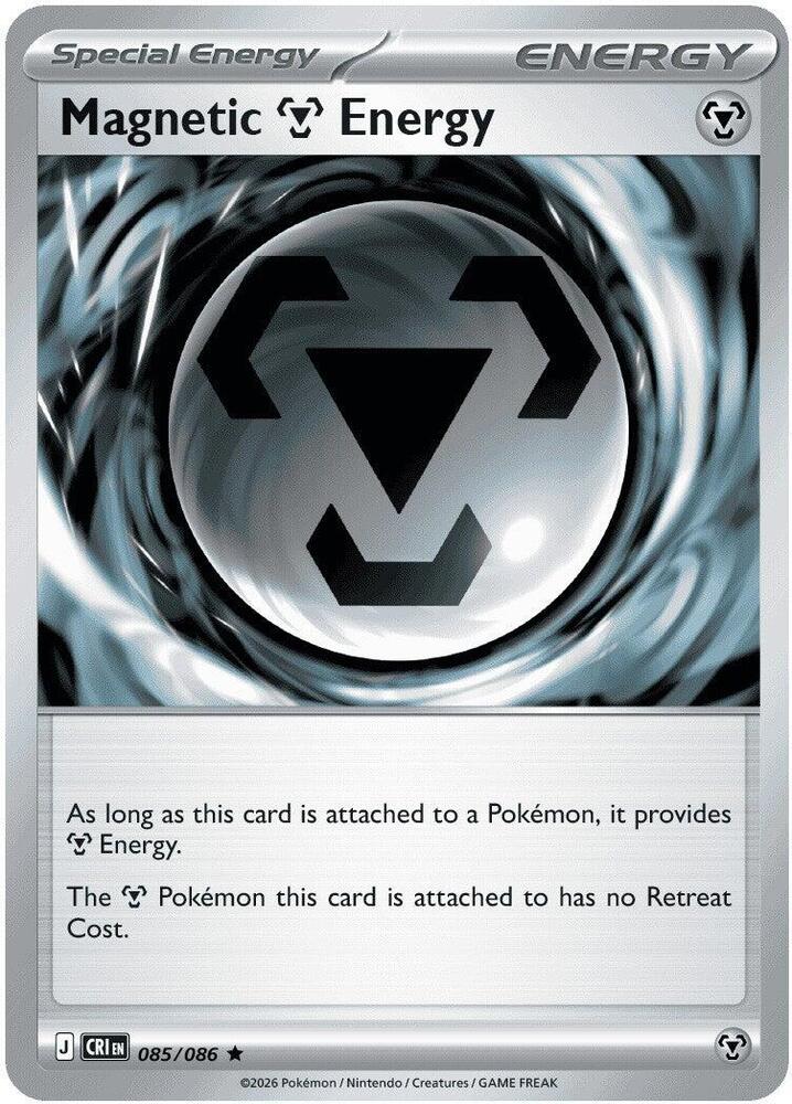Magnetic Metal Energy 085/086 (ME04: Chaos Rising)  - Reverse Holo