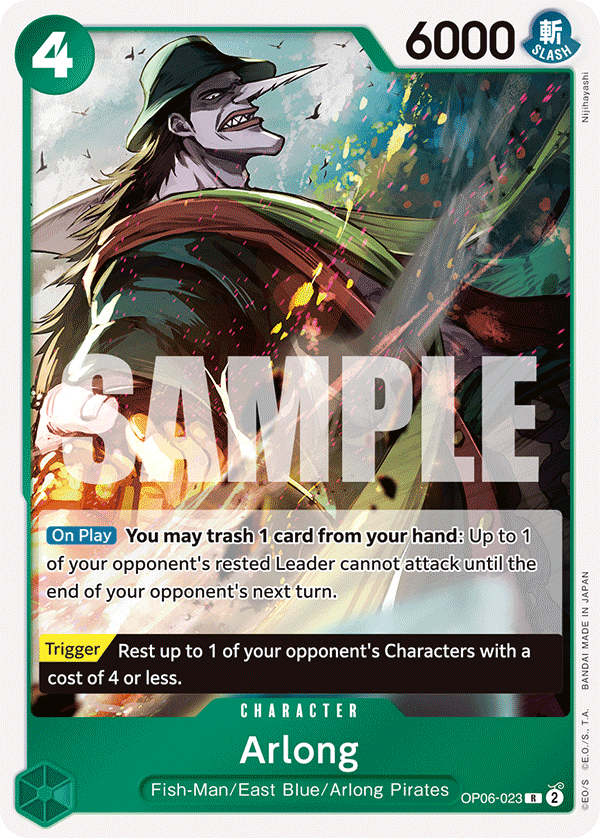 Arlong OP06-023 (Learn Together Deck Set) 