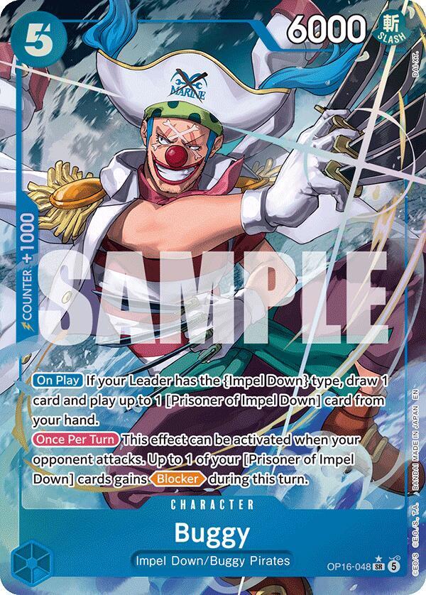 Buggy OP16-048 (The Time of Battle)  - Alternate Art Foil