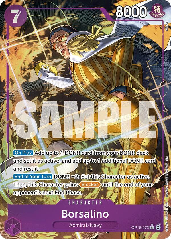 Borsalino OP16-073 (The Time of Battle)  - Alternate Art Foil