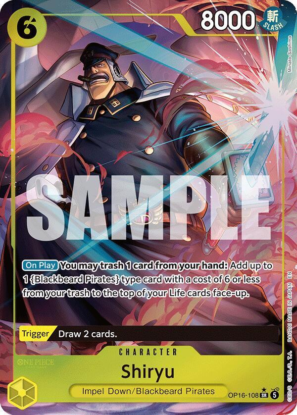 Shiryu OP16-108 (The Time of Battle)  - Full Art Foil