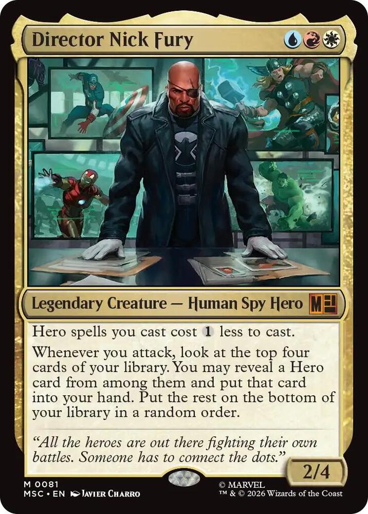 Director Nick Fury 81 (Commander: Marvel Super Heroes) 