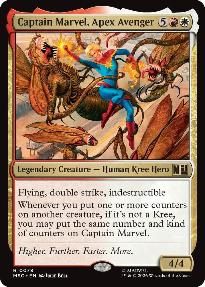 Captain Marvel Apex Avenger 78 (Commander: Marvel Super Heroes) 