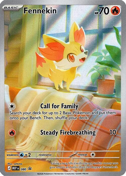 Fennekin 080 (ME: Mega Evolution Promo)  - Holofoil