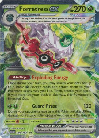 Forretress ex - 005/193 - Ultra Rare - Scarlet & Violet: Paldea Evolved