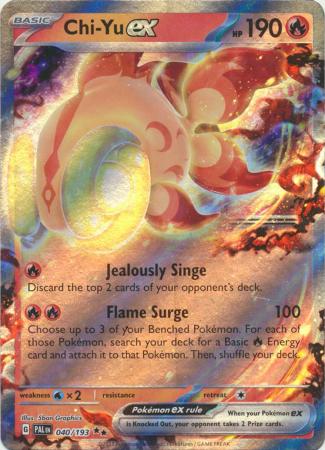 Chi-Yu ex - 040/193 - Ultra Rare - Scarlet & Violet: Paldea Evolved
