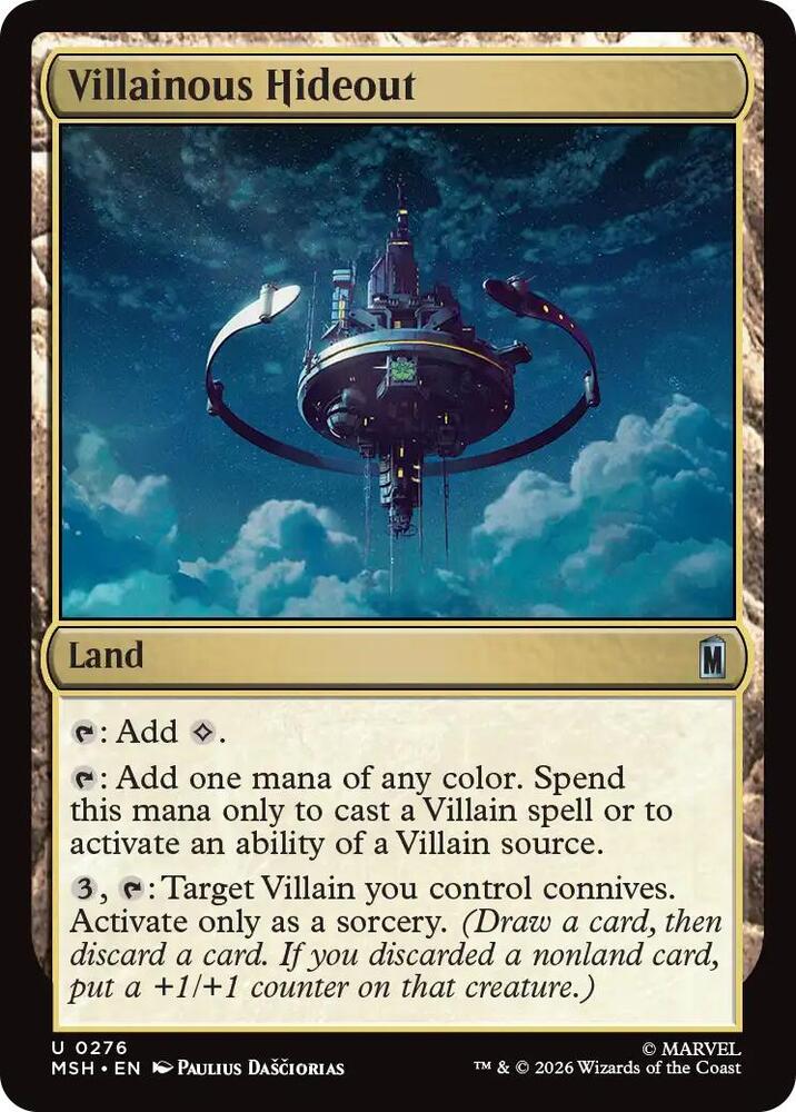 Villainous Hideout 276 (Marvel Super Heroes)  - Foil