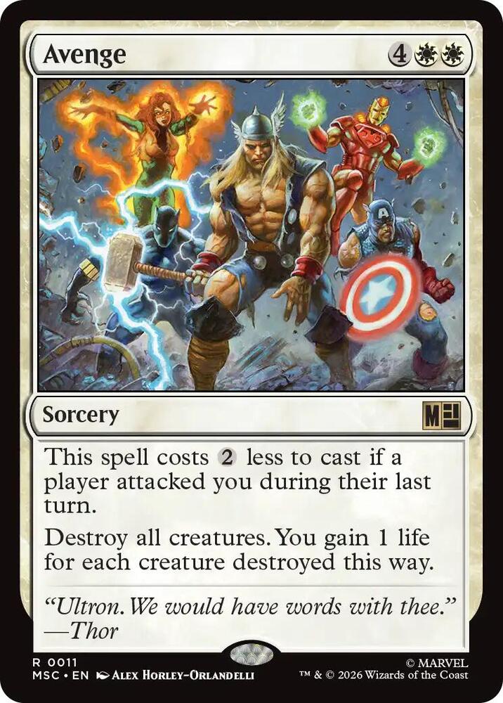 Avenge 11 (Commander: Marvel Super Heroes) 