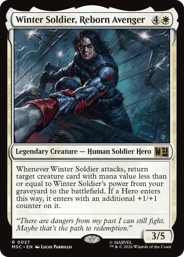 Winter Soldier, Reborn Avenger 27 (Commander: Marvel Super Heroes) 