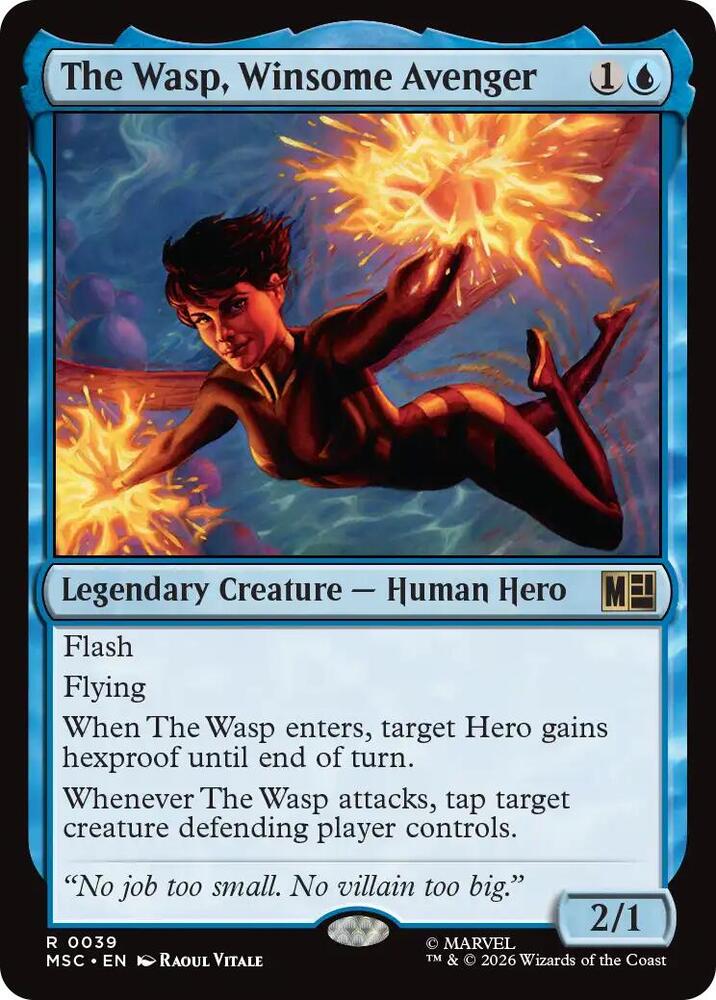 The Wasp, Winsome Avenger 39 (Commander: Marvel Super Heroes) 