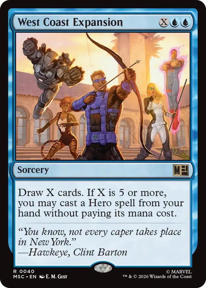 West Coast Expansion 40 (Commander: Marvel Super Heroes) 