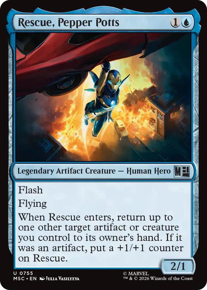 Rescue, Pepper Potts 755 (Commander: Marvel Super Heroes) 