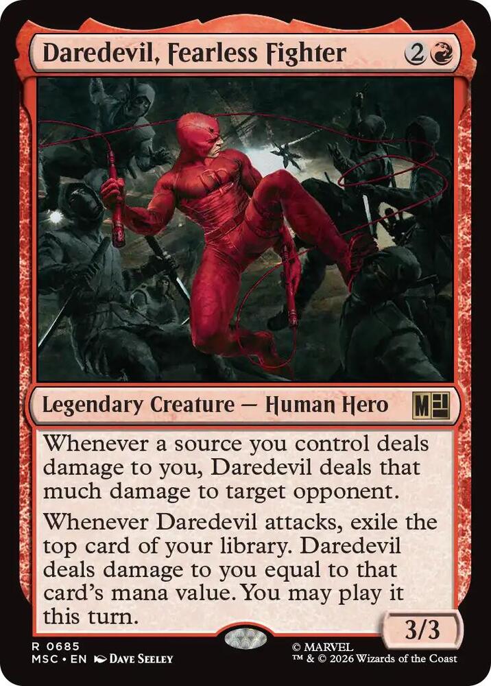 Daredevil, Fearless Fighter 685 (Commander: Marvel Super Heroes)  - Foil