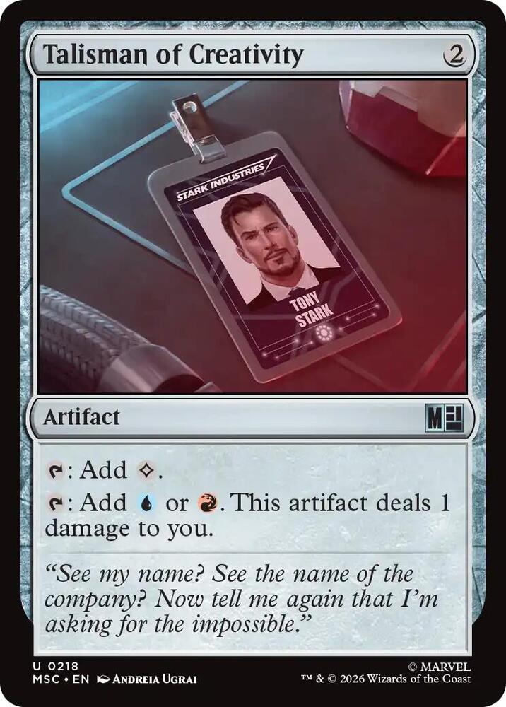 Talisman of Creativity 218 (Commander: Marvel Super Heroes) 