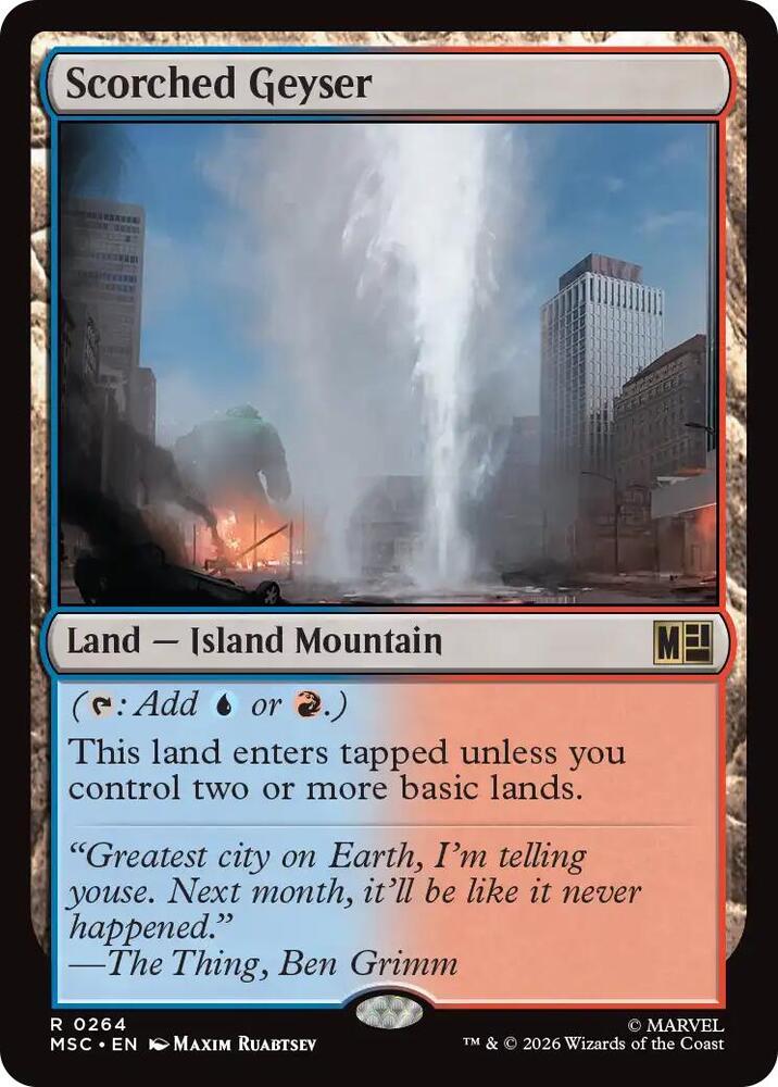 Scorched Geyser 264 (Commander: Marvel Super Heroes) 