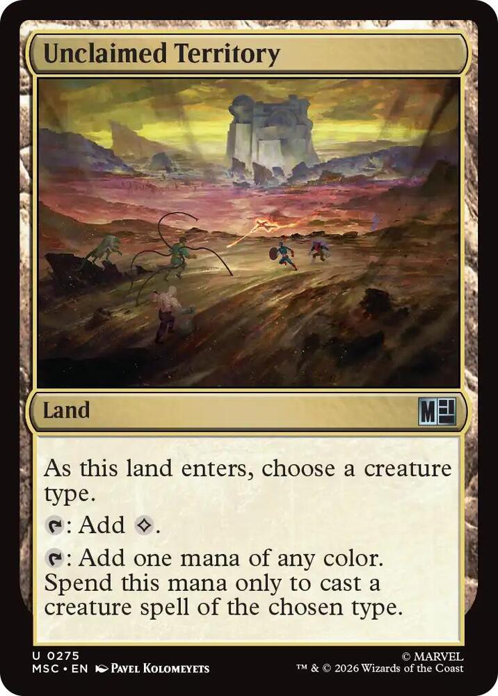 Unclaimed Territory 275 (Commander: Marvel Super Heroes) 