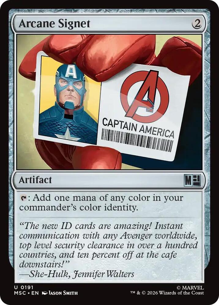Arcane Signet 191 (Commander: Marvel Super Heroes) 