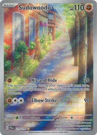 Sudowoodo - 219/193 - Illustration Rare - Scarlet & Violet: Paldea Evolved