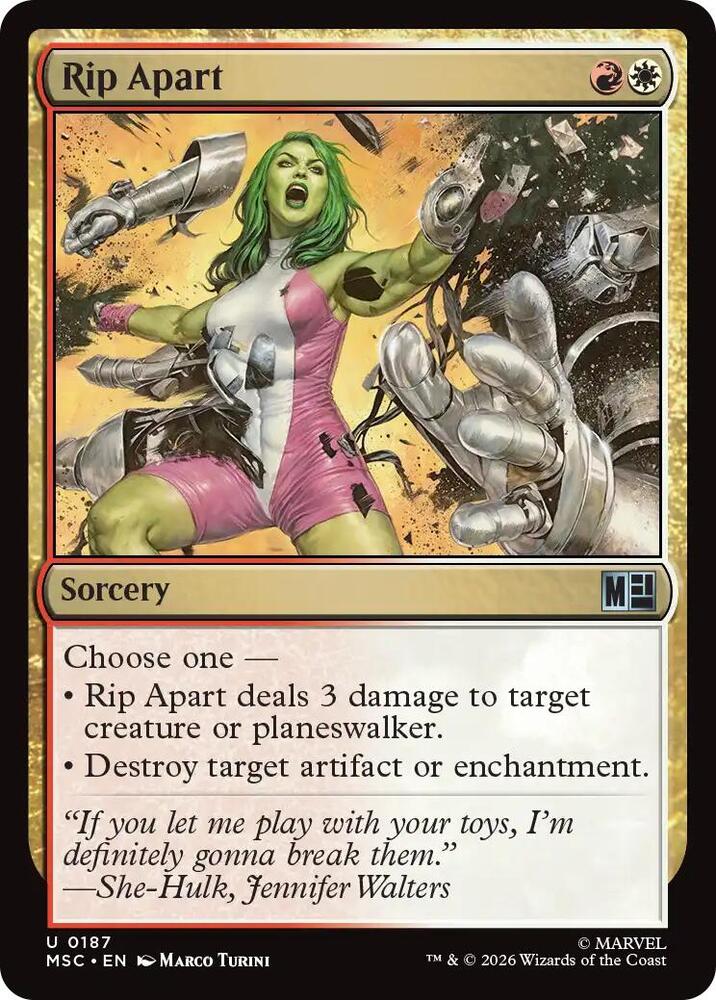Rip Apart 187 (Commander: Marvel Super Heroes) 