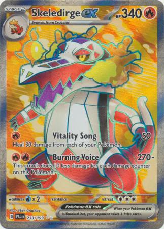 Skeledirge ex - 233/193 - Full Art Secret Rare - Scarlet & Violet: Paldea Evolved