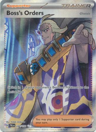 Boss's Orders - 248/193 - Full Art Secret Rare - Scarlet & Violet: Paldea Evolved