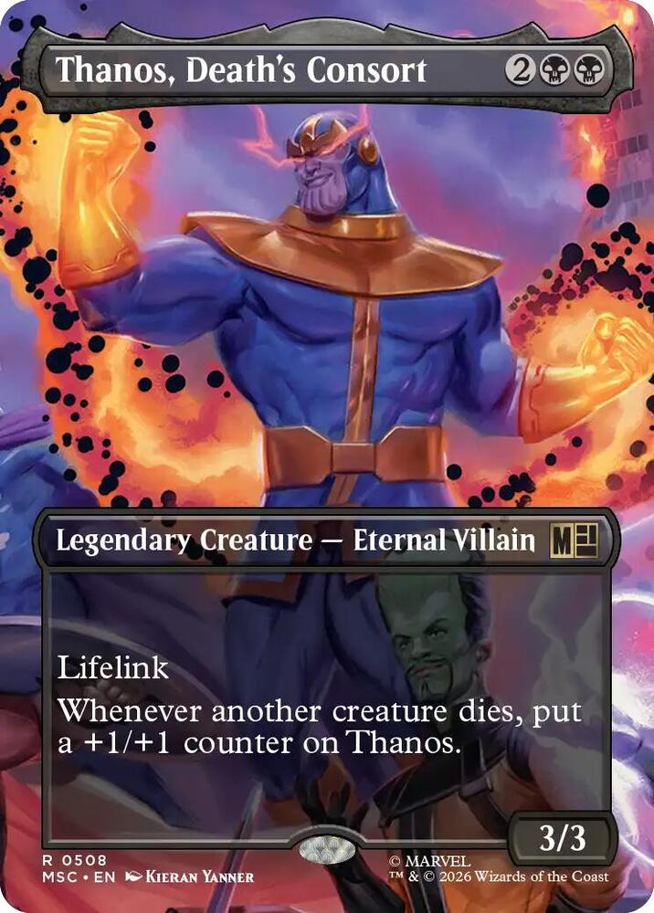 Thanos, Deat's Consort 508 (Commander: Marvel Super Heroes)  - Borderless