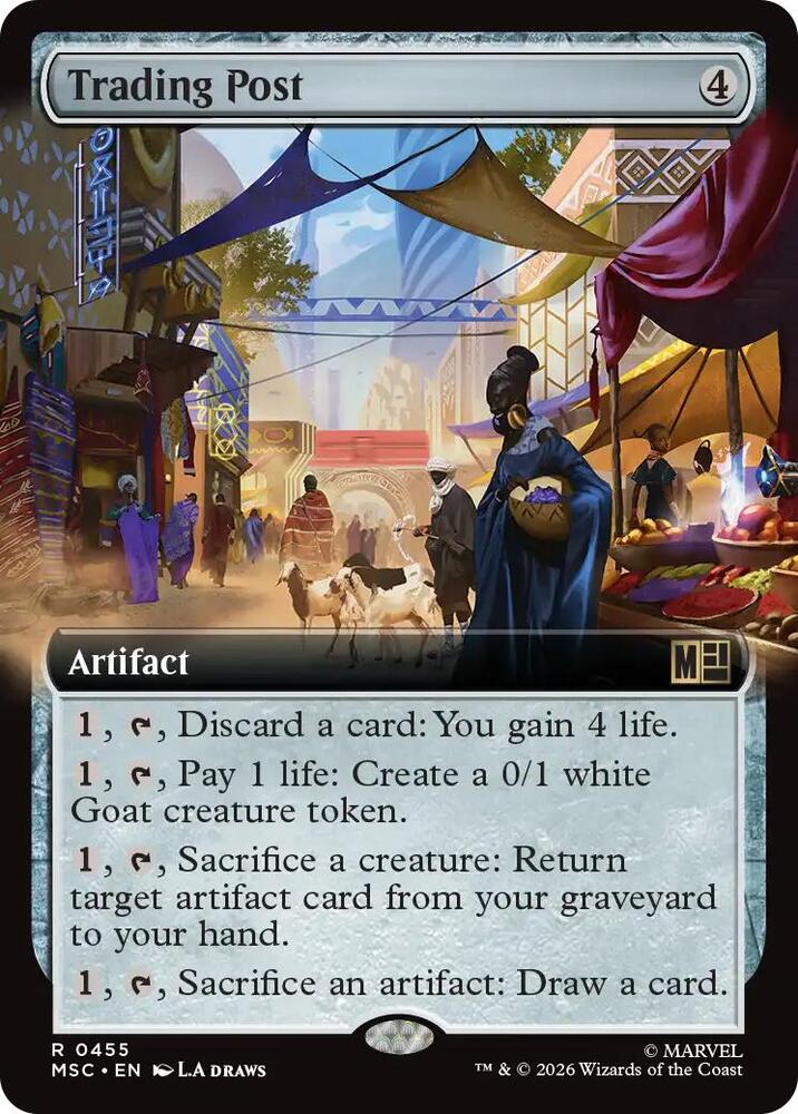 Trading Post Extended Art 455 (Commander: Marvel Super Heroes)  - Extended Art