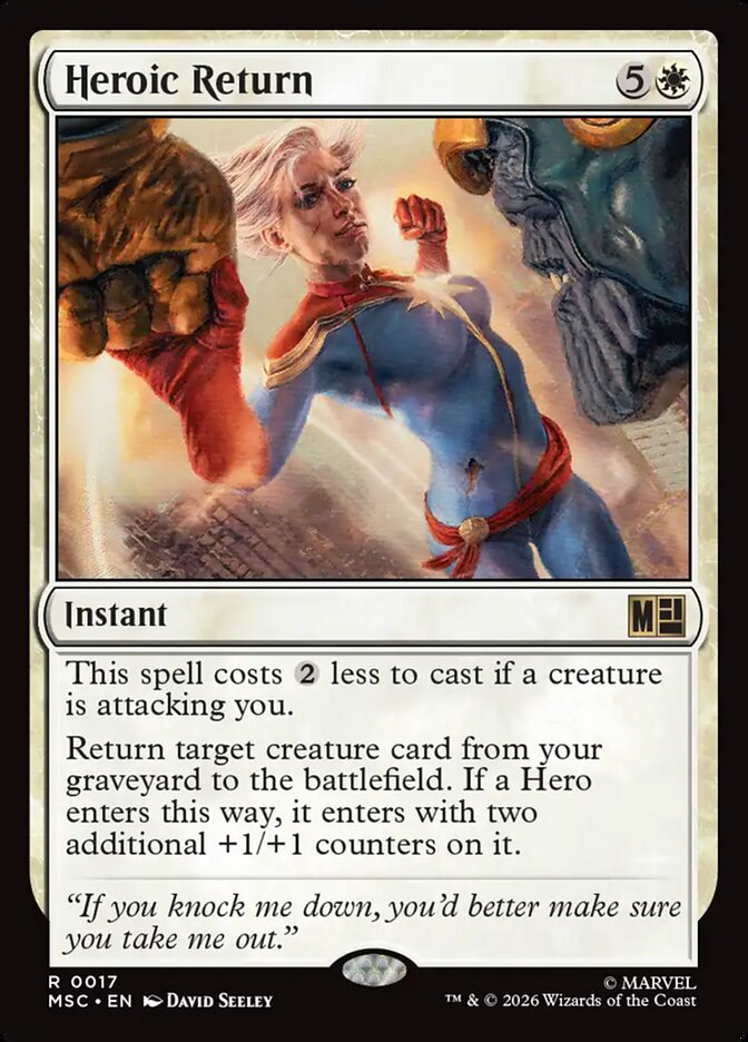 Heroic Return 17 (Commander: Marvel Super Heroes) 