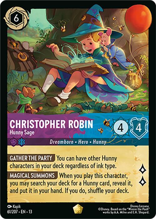Christopher Robin, Hunny Sage 61/207 (Attack of the Vine!)  - Cold Foil