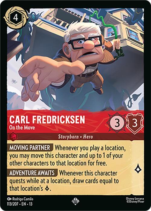 Carl Fredricksen, On the Move 113/207 (Attack of the Vine!) 
