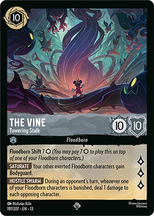 The Vine, Towering Stalk 197/204 (Attack of the Vine!)  - Cold Foil