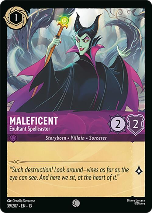 Maleficent, Exultant Spellcaster 39/207 (Attack of the Vine!)  - Cold Foil