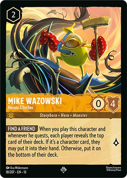 Mike Wazowski, Heroic Climber 18/204 (Attack of the Vine!) 